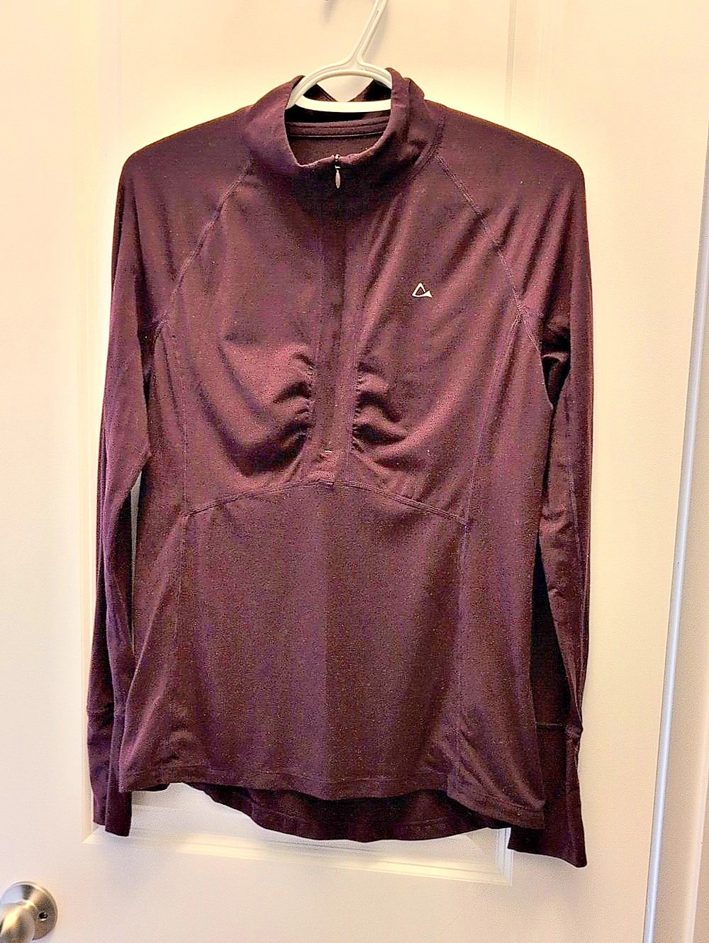 Paradox Women's Merino Blend 1/4 Zip Base Layer Purple Medium